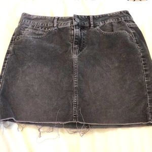 J Jill corduroy cutoff distressed mini skirt 2